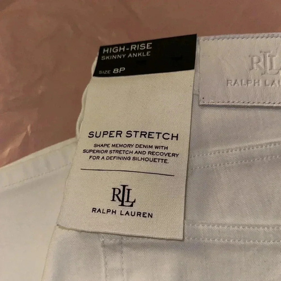 Lauren Ralph Lauren High-Rise Skinny Ankle Jean- Sz 8 - Picture 9 of 10